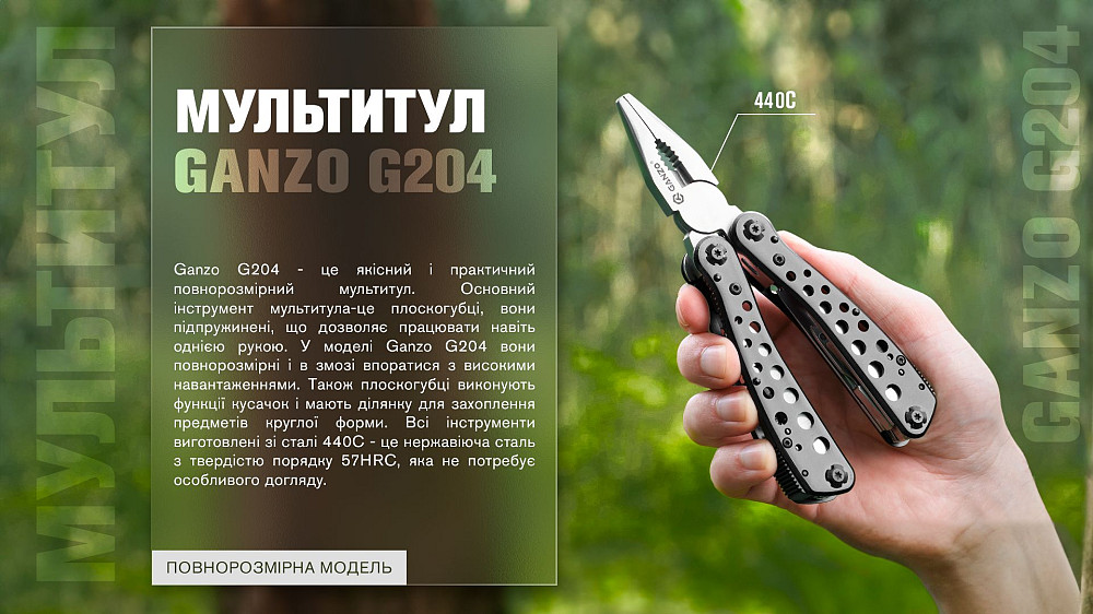 Мультитул Multi Tool Ganzo G204 Киев - изображение 15