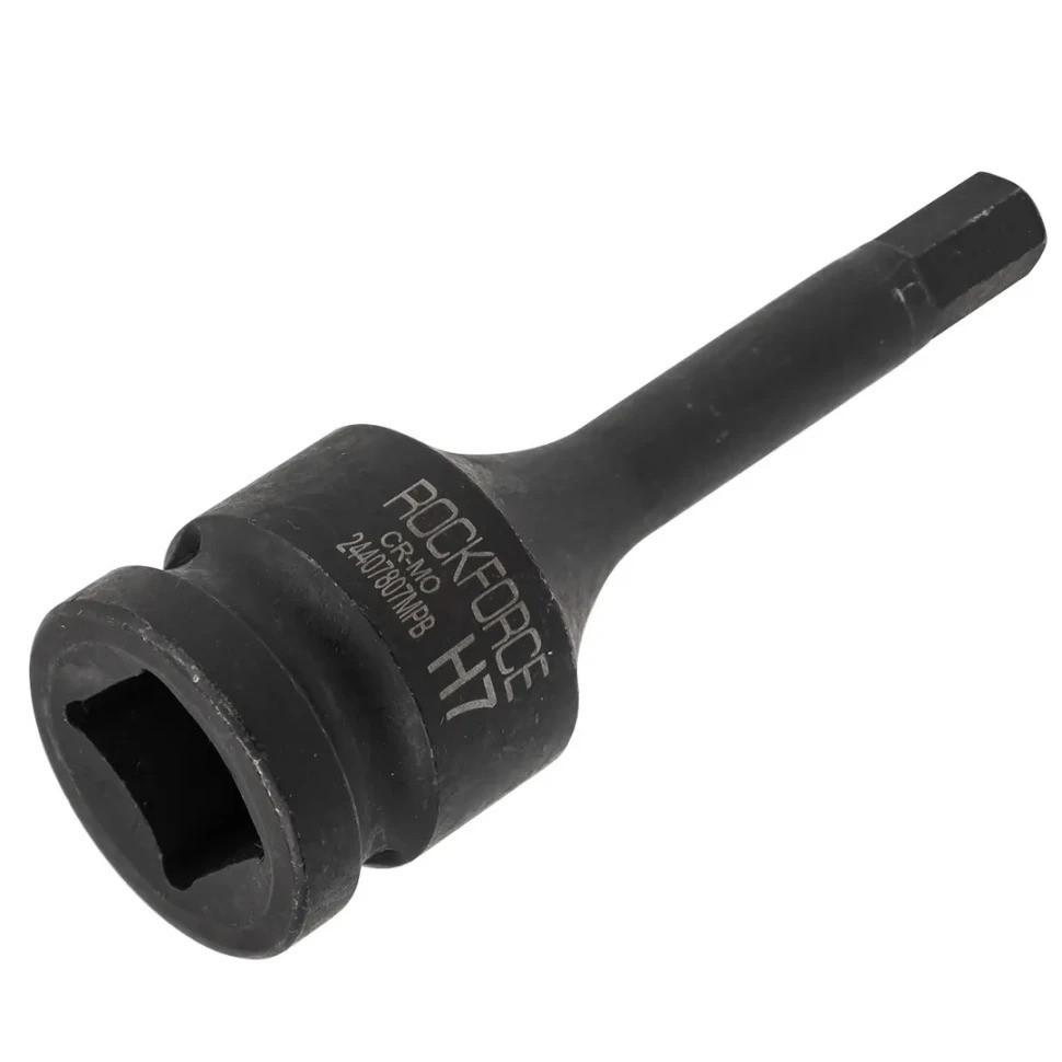 Головка-біта 6-гранна ударна 7мм, 1/2'' ROCKFORCE RF-24407807MPB Одеса - фото 2