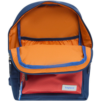 Рюкзак школьный Bagland Молодежный Mini Синий/Красный 8 л (0050866) (6489258) Винница - изображение 5
