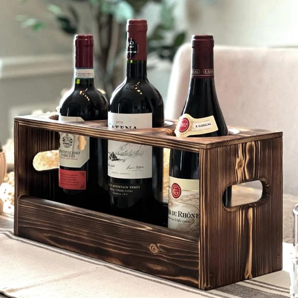 Настольная винная полка 