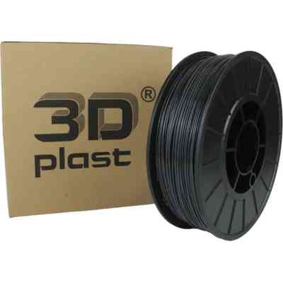 Пластик для 3D-принтера 3Dplast PLA 1.75мм, 0.85кг, gray-graphit (3DPLA17508GGF) Вінниця