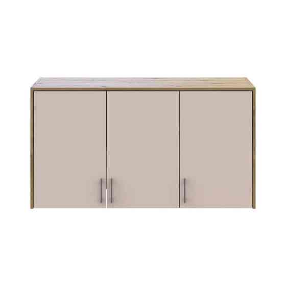 Антресоль висока Doros Ронді Дуб Артизан/Кашемір 3 ДСП 121х52х65 (DRS-011909) Львів