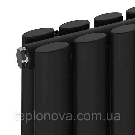 Дизайнерский радиатор 2000/295 (мм) чёрный мат IDEALE ADELE (универсальное подключение) 12 5/2000/295 Черновцы