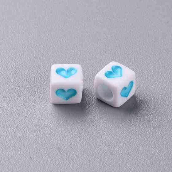 Декоративні намистинки для творчості Кубики Dom Busin УТ100030757 в упаковці 150 шт Вінниця