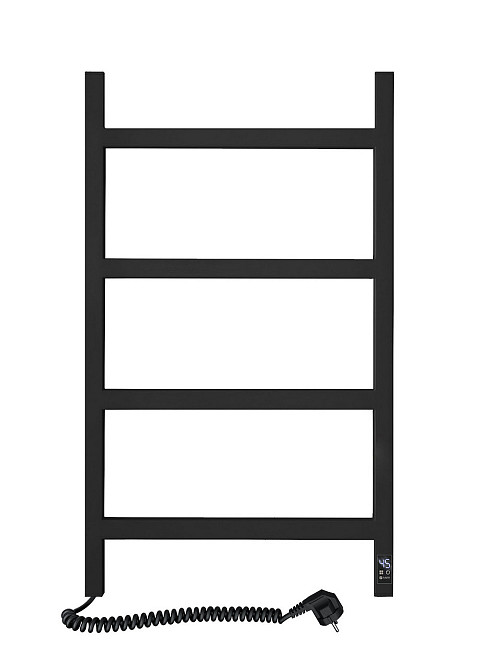 Рушникосушка електрична NAVIN Nordic 500х800 Sensor нержавіюча сталь, ліва, чорний муар Київ - фото 1