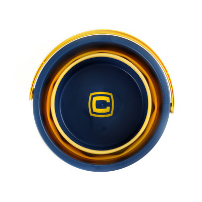 Ведро складное СИЛА силіконове 4,6 л orange-black (961001) Винница - изображение 5