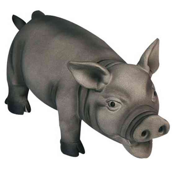 Flamingo Black Pig ФЛАМІНГО ПОРОСЯ ХРЮКАЮЧЕ ЧЕРНЕ латексна іграшка для собак Київ