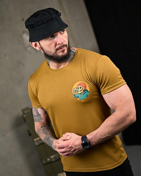 Тактична потовідвідна футболка Revo coyot ПП7725 Одеса - фото 4