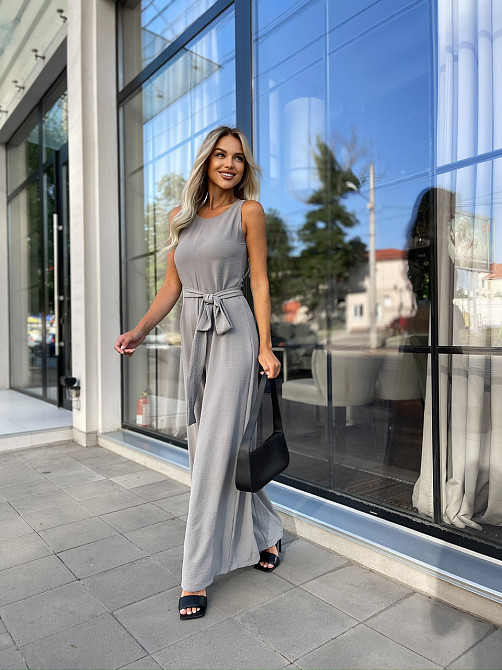 Женский комбинезон с широкими брюками Vita 42-44, Графит Киев - изображение 1