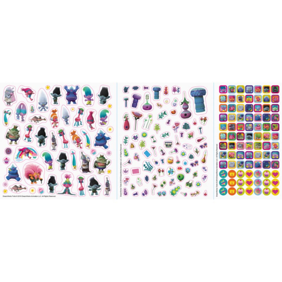 Альбом з наклейками Тролі Ранок 962003 Твій творчий альбом Вінниця - фото 2