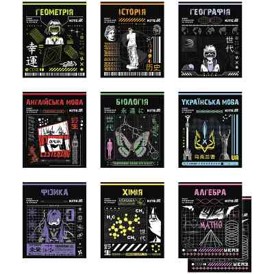 Тетрадь Kite предметный набор Cyber 48 листов, 10 шт (K25-240-21-29) Винница