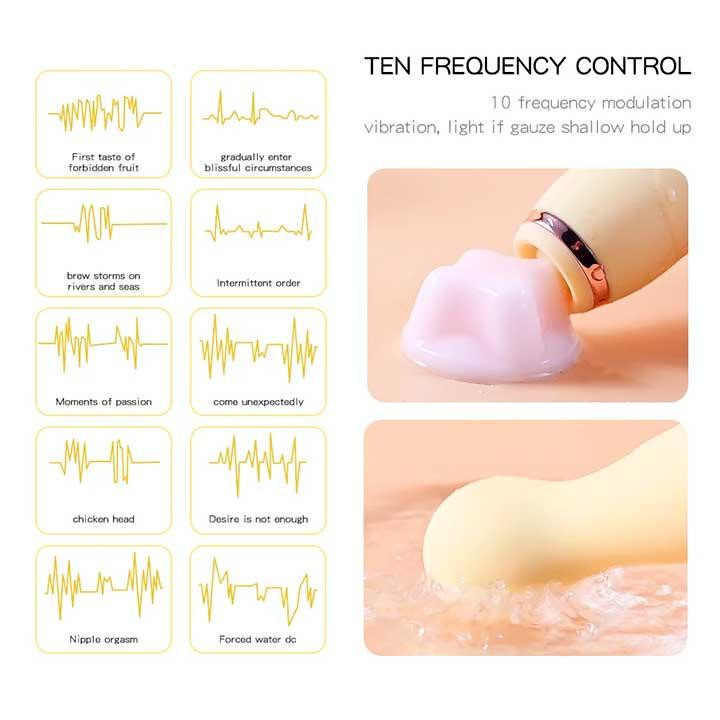 Двосторонній гнучкий багатофункціональний вібратор LILO 3в1 - Жовтий - Вібратори Вінниця - фото 5