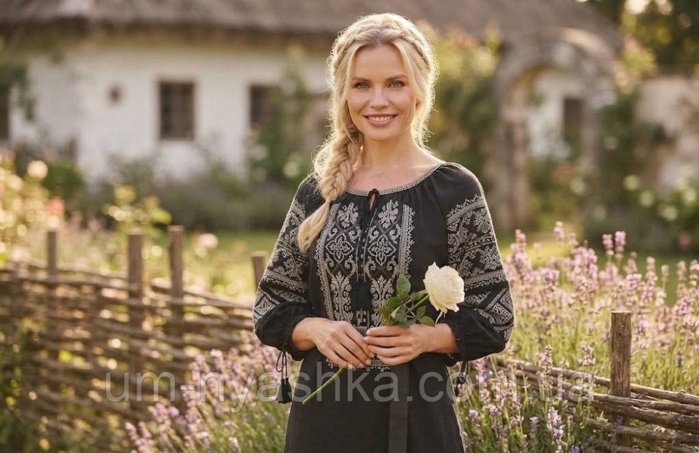 Жіноча вишита сукня із льону Софія р.S, М Кривий Ріг - фото 5