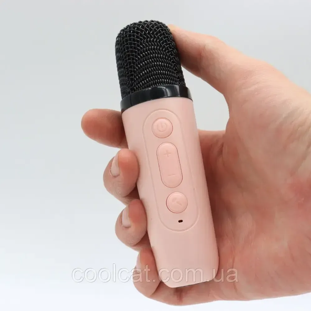 Караоке з 2 мікрофонами К12 + Подарунок Навушники з вушками VZV-23M / Портативна колонка RGB / Дитяче караоке Київ - фото 7