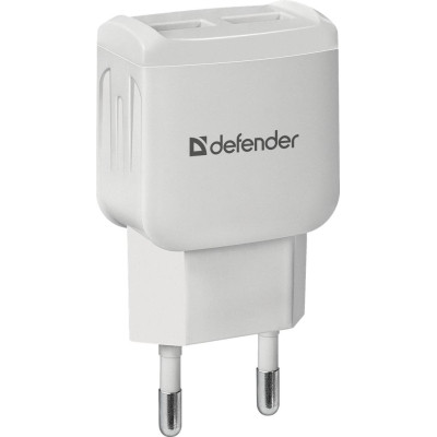 Зарядное устройство Defender UPA-22 white, 2xUSB, 2.1A (83580) Винница - изображение 1