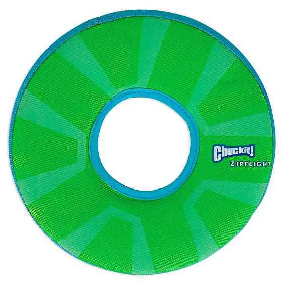 Игрушка Chuсkit! Zipflight Max Glow светящийся в темноте летающий диск для собак средних размеров, размер M Винница