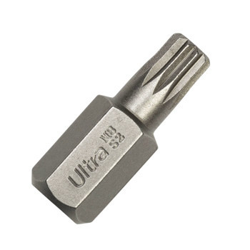 Набір біт 10мм з переходом. 1/2", 12 променів SPLINE 6 шт M5-М12, S2 (футляр) Ultra Мукачево - фото 3