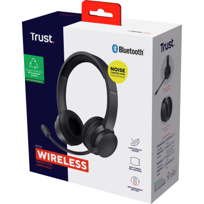 Навушники Trust Ayda Wireless ENC Black (25463) Вінниця - фото 2