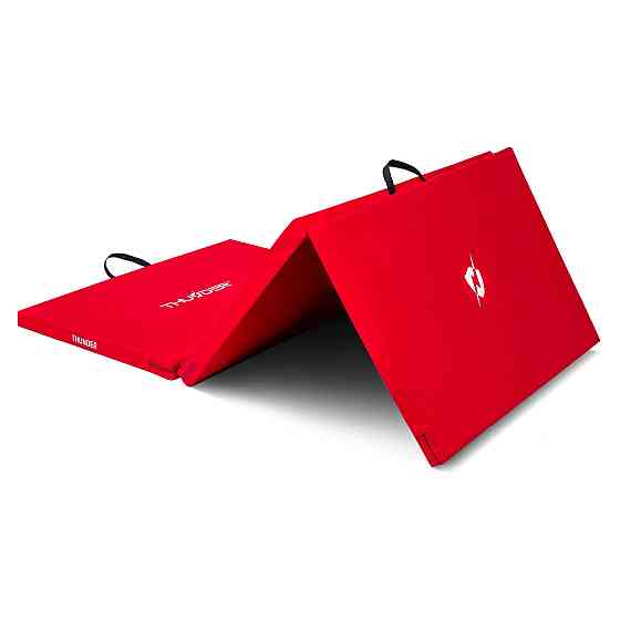 Мат гимнастический THUNDER MG-03, 197 х 100 х 5 см, красный Киев