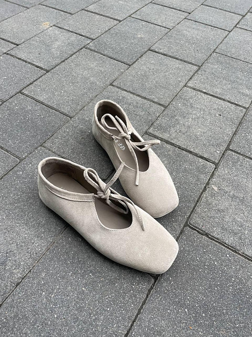 SEE SEVEN Балетки жіночі SEE SEVEN 1770 св.бежевий (весна-осінь, замша натуральна) (5929) Коломыя - изображение 10