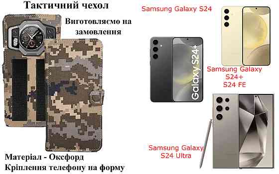 Тактический чехол для Oukitel WP16, OUKITEL WP17, крепится к снаряжению на липучке Киев