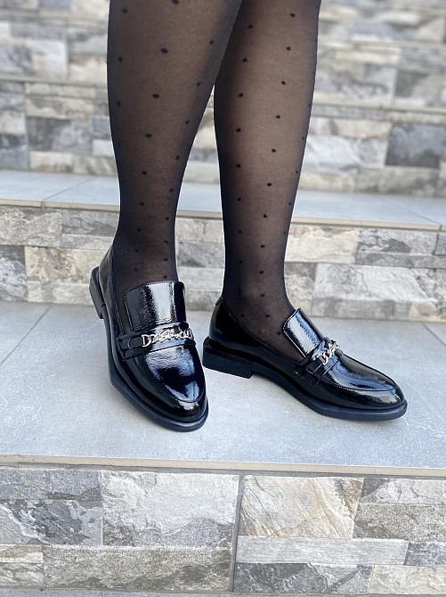 GINA ORIGINAL Туфлі жіночі GINA ORIGINAL 6884 чорні (весна-осінь, шкіра лакована) (4300) 36-40 Коломия - фото 2