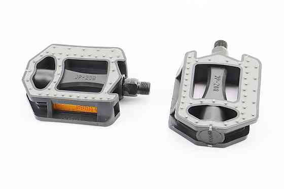 Педалі CITY 9/16" (114x85x27mm) пластикові, чорно-сірі WP-208 Київ
