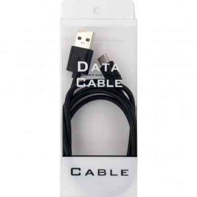 Дата кабель USB 2.0 AM to USB-C 1.0m black Dengos (PLS-TC-BLACK) Винница