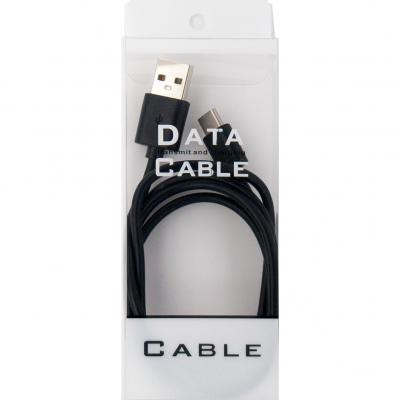 Дата кабель USB 2.0 AM to USB-C 1.0m black Dengos (PLS-TC-BLACK) Винница - изображение 1