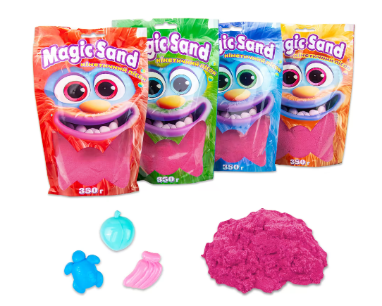 Magic sand в пакеті 39402-8 рожевий, 0,350 кг, шт Київ - фото 1