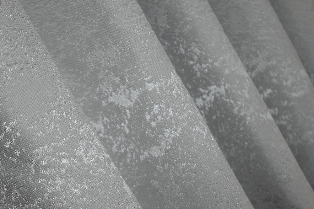 Комплект коротких штор VR-Textil Льон мармур Pavliani № 1179ш Сірий 130х170 см 2 шт (35-0067) Київ - фото 5