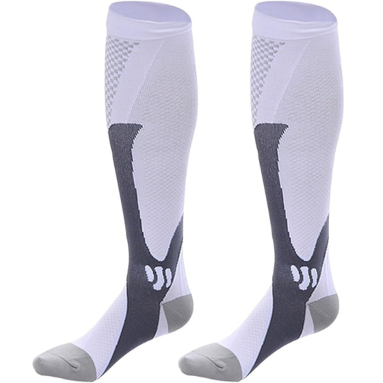 Гетри футбольні ігрові, тренувальні, спортивні, унісекс, (EU 42-45) розмір L, колір білий Кам'янець-Подільський