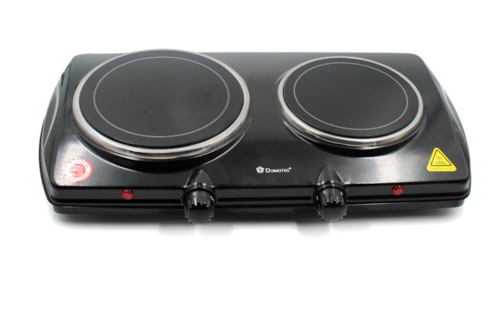 Настільна склокерамічна плитка інфрачервона Domotec MS-5852 2кф 2100Вт Чорний 6814 Одеса - фото 2