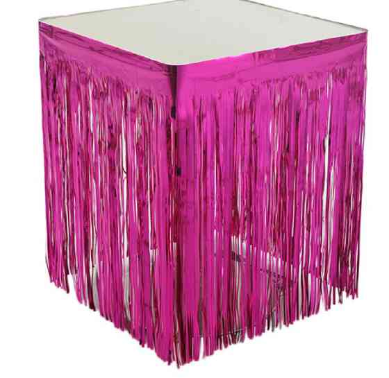 Дождик широкий на стену и стол 74 см на 274 см малиновый Киев