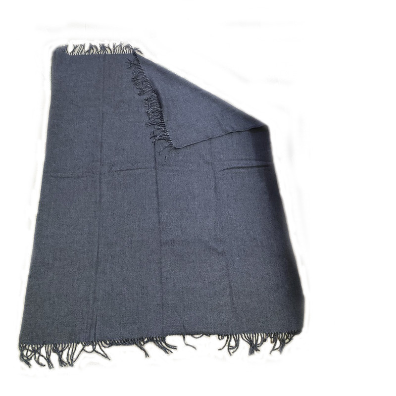 Плед із вовни мериноса 140×200 темно-сірий Київ - фото 2