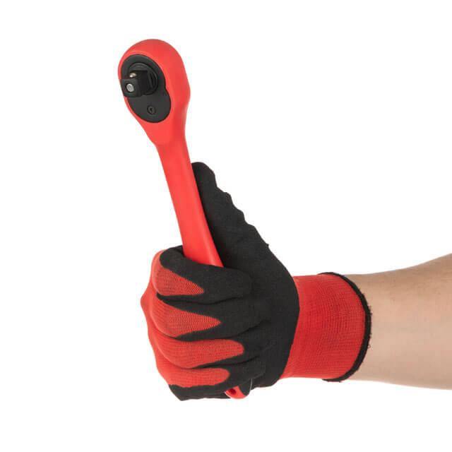 Набір інструментів, проф., 1/2" + 1/4", Cr-V, 108 од., головки: 6-гр. 4-32 мм, E4-E24, біти 35 од., подовж. головки: 6-22 мм, кейс Київ - фото 6