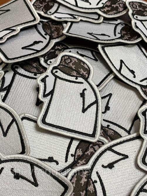 Шеврон флорк зсу (Форма контурна. На липучці) Розмір 8x6.3см Київ - фото 3