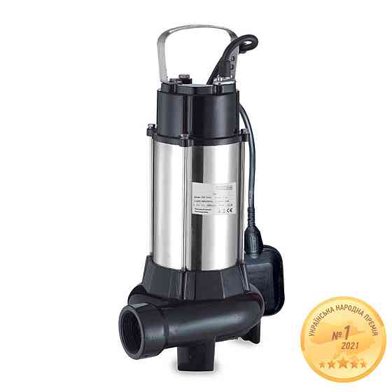 Насос канализационный 1.1кВт Hmax 7м Qmax 270л/мин (с ножом) AQUATICA (773331) Ровно