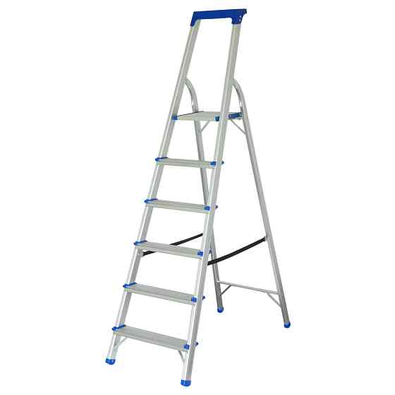 Sigma Стремянка алюминиевая 6 ступеней 1.80м SIGMA (5036644) Коломия