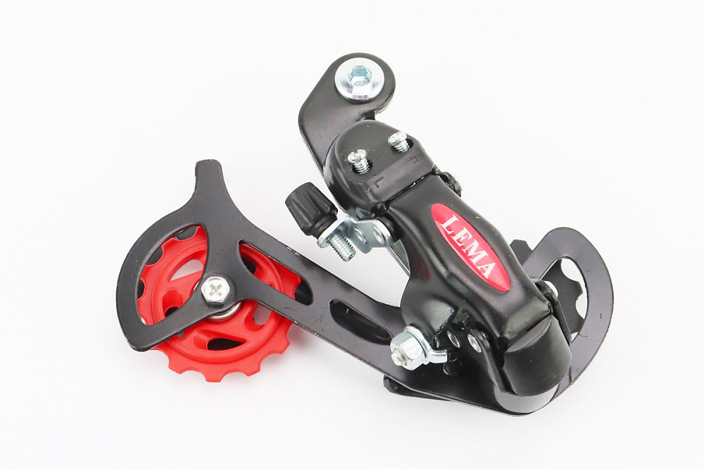 Перемикач ланцюга задній 6/7зв. кріпл. болт, чорний Київ - фото 1