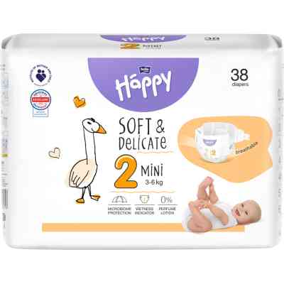 Подгузники Bella Happy 2 Mini 3-6 кг 38 шт (5900516605353) Винница