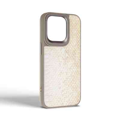 Чехол для мобильного телефона Harder Snake Pattern Apple iPhone 14 Pro White Cream (ARM76807) Винница