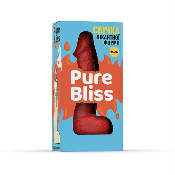 Свічка член Pure Bliss 15 см Red Sex Aura Київ