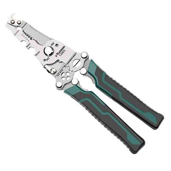 Багатофункціональні кліщі для зняття ізоляції 18в1 / Складні кліщі для зачищення та обтиску проводів Київ