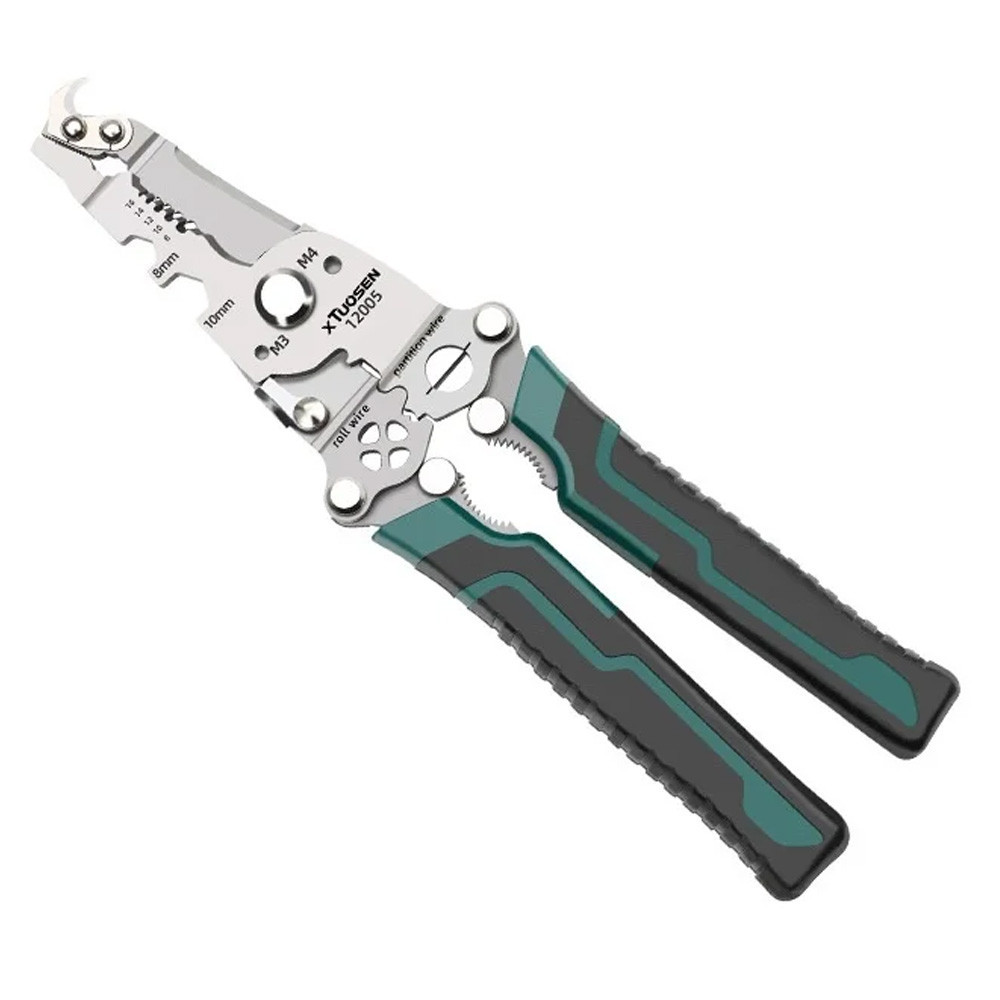 Багатофункціональні кліщі для зняття ізоляції 18в1 / Складні кліщі для зачищення та обтиску проводів Київ - фото 3
