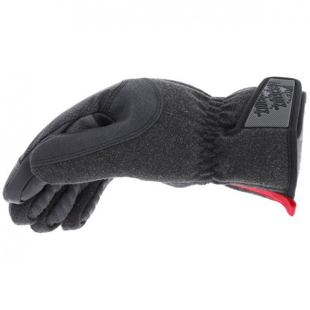 Зимові тактичні рукавички Mechanix Coldwork WindShell Чорний із сірим S Вінниця - фото 3