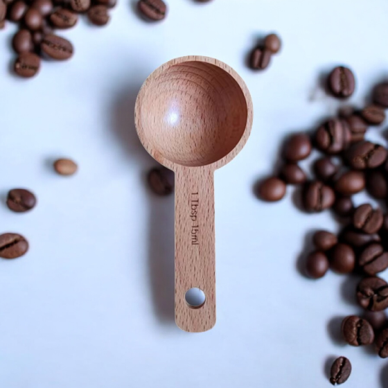 Дерев’яна мірна ложка об’ємом 15 мл з круглою формою Київ