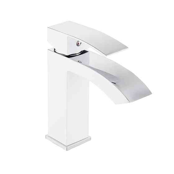 Смеситель для раковины Qtap Swan Cascada QTSWA270CRW45568 Chrome/White Киев