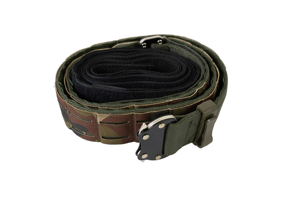 Тактичний бойовий ремінь розвантажувальний пасок Tactical з системою Lazer MOLLI мультикам Одеса - фото 2