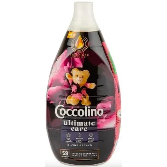 Парфюмированный кондиционер для белья Coccolino Deluxe Divine Petals 870 ml 58 стирок Львов